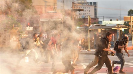 Brazil's police, anti-reform protesters clash in Sao Paulo