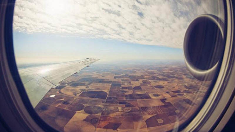 上空から見たイランの大地