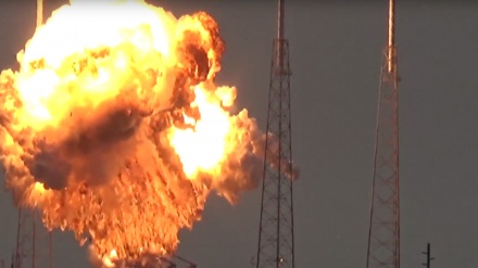 Roketin patlaması siyonist rejim İsrail uydusunu kül etti 