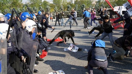Turkish police, pro-Kurdish activists clash on bombings anniversary