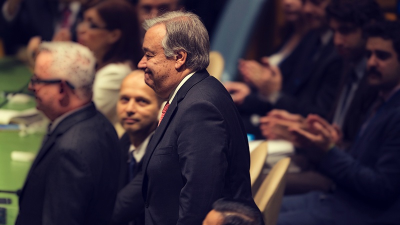 انتخاب  آنتونیو گوترس به عنوان دبیر کل سازمان ملل 