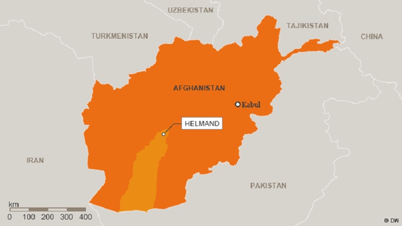 ​​​​​​​در درگیری ارتش افغانستان با طالبان در ولایت هلمند 21 نفر از نیروی طالبان کشته و زخمی شدند