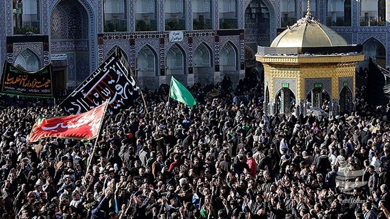 Maombolezo ya Siku ya Ashura, katika Haram ya Imam Ridha AS, kaskazini mashariki mwa Iran