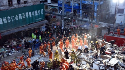 China: Concluídos trabalhos de resgate em queda de edifícios 