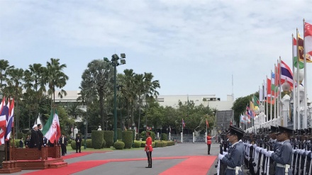 Tayland'da Cumhurbaşkanı Hasan Ruhani'ye Resmi Karşılama Töreni