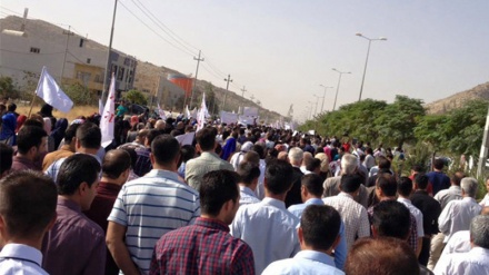 Irak Diyale'de Barzani'nin referandum kararı protesto edildi