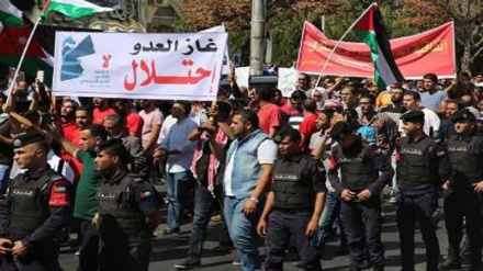 Ürdün'de Amerikan şirketinden gaz alınması protesto edildi