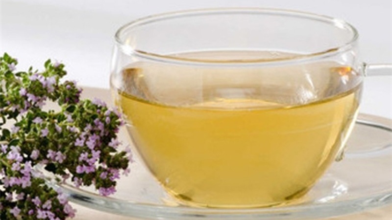 タイム入りのお茶