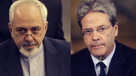 イラン外相が、イタリア外相と電話会談