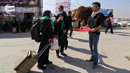 Ambasadori iranian në Irak viziton pelegrinët e imam Huseinit (as)