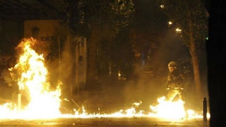 Demonstration gegen Obama in Griechenland
