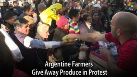 Hundreds of Argentinian farmers protest poor working conditions