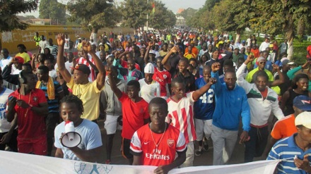 'Yan Sanda Sun  Tarwatsa Masu Zanga-Zangar Jin Jinin Shugaban Guinea Bissau