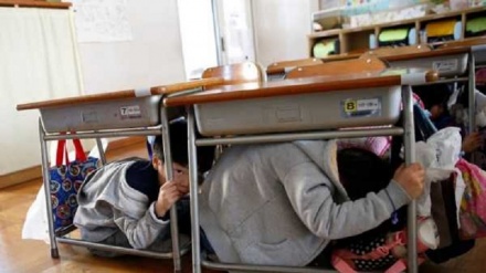 (FOTO DEL GIORNO) Giappone, manovra anti-terremoto  