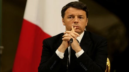 משבר באיטליה לאחר התפטרות ראש הממשלה מתיאו רנצי