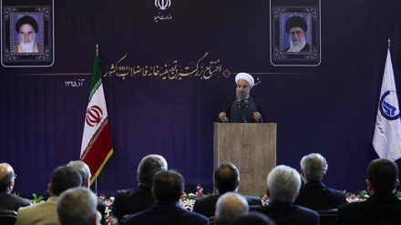 President Rouhani says Iran stood strong at hard times 
