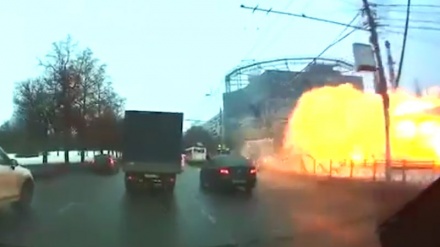 Масква метросидаги портлашдан олинган лаҳзалар. (ВИДЕО)