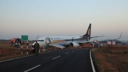 15 ficaram feridas resultado de despista de um avião na Índia