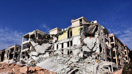 Siria, meta degli edifici d'Aleppo distrutti o danneggiati 