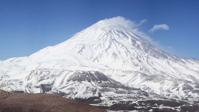 久しぶりにイラン富士ダマーヴァンド山の絶景を堪能