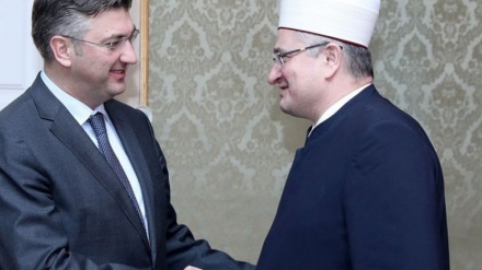 Plenković sa muftijom Hasanovićem: Hrvatski model uređenja odnosa države i IZ primjer za Evropu 
