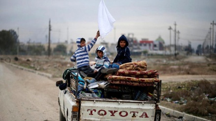 Largimi nga Mosuli me flamurin e bardhë