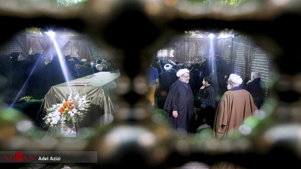 Los funerales del Ayatolá Rafsanjani en Santuario de Imam Jomeini