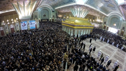 Ceremonia e varrimit të Ajetollah Hashemi Rafsanxhani në mauzoleun e Imam Khomeinit (ra)