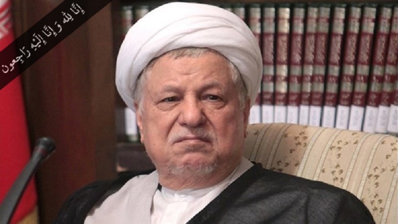 Ayatullah Hashemi Rafsanjani ameaga dunia