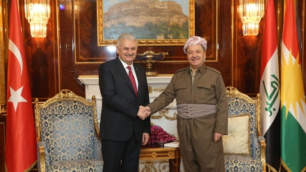 Turkey's prime minister meets with Iraq's Kurdistan leader