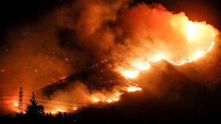 6,000 evacuated as forest fire sweeps through central Chile