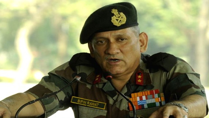  فرمانده ارتش هند: ارتش برای جنگ همزمان با پاکستان و چین آمادگی دارد