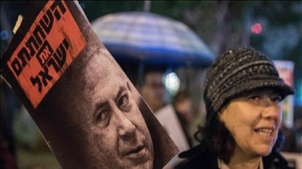 Manifestantes pedem a renuncia de Netanyahu 