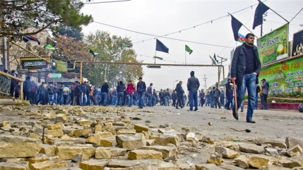 Nardarani hadisə məhbus Nahid Ğəhrəmanovi məhkəmədə çiçon votışe