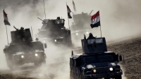 Avancimi i forcave irakiane drejt pozicioneve të grupit terrorist ISIS në perëndim të Mosulit.