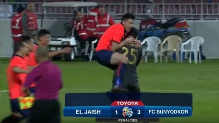 Мурод Зуҳуровнинг қаҳрамонлиги «Бунёдкор»ни ОЧЛ гуруҳ босқичига олиб чиқди