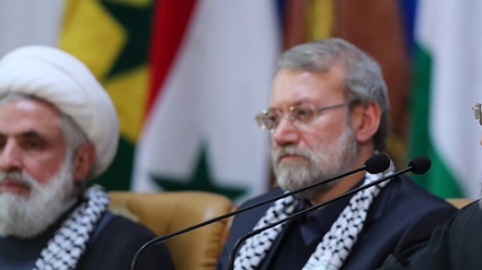 イラン国会議長、「パレスチナのインティファーダを支援する国際会議は成功した」