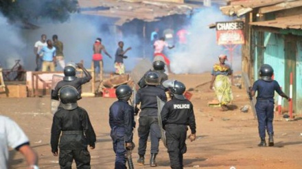 Rikicin tsakanin masu Zanga-zanga da Jami'an tsaro a kasar Guinee Conakry.