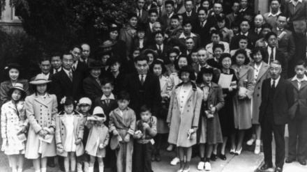 第２次世界大戦中の米による日系人の強制収容（画像）