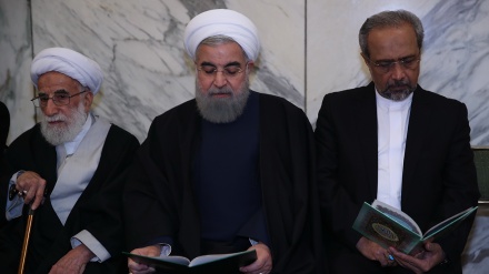 Predsjednik Ruhani na komemorativnoj ceremoniji poginulih iranskih vatrogasaca u tragediji Plasko