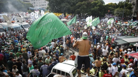 Protestos violentos na Argentina em meio à greve geral
