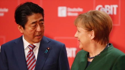Abe e Merkel contro il protezionismo