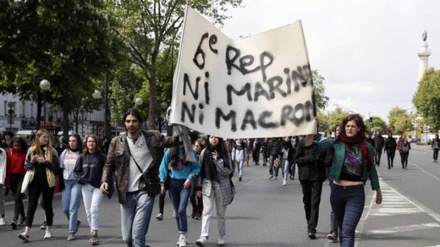 Francia, presidenziali, studenti in piazza, scontri con polizia