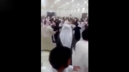 Ҷашни арӯсӣ ба майдони ҷанг табдил шуд! (видео)