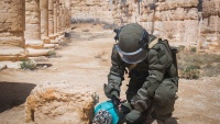  Rusi neutraliziraju mine u Palmiri 
