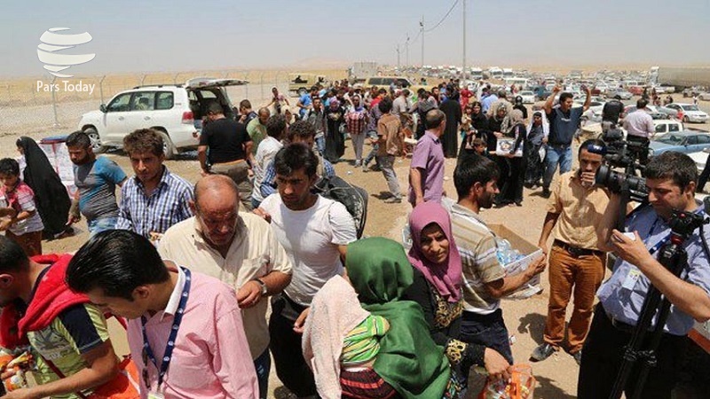 Musul'daki 400 bini aşkın göçmen, kamplar ve güvenli noktalara taşındı