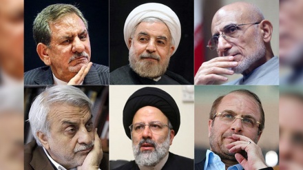 イラン大統領選挙、6人の候補者による選挙活動