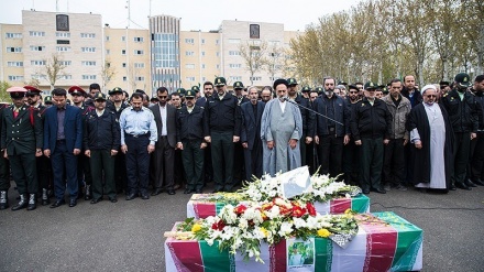 Похороны мучеников - жертв терактов в Тегеране