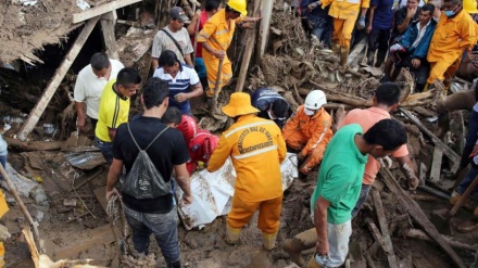 Irans Beileid für Opfer vom Erdrutsch in Indonesien und Kolumbien