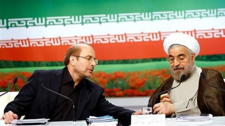 Rouhani, Qalibaf elaborate on executive plans amid campaigning